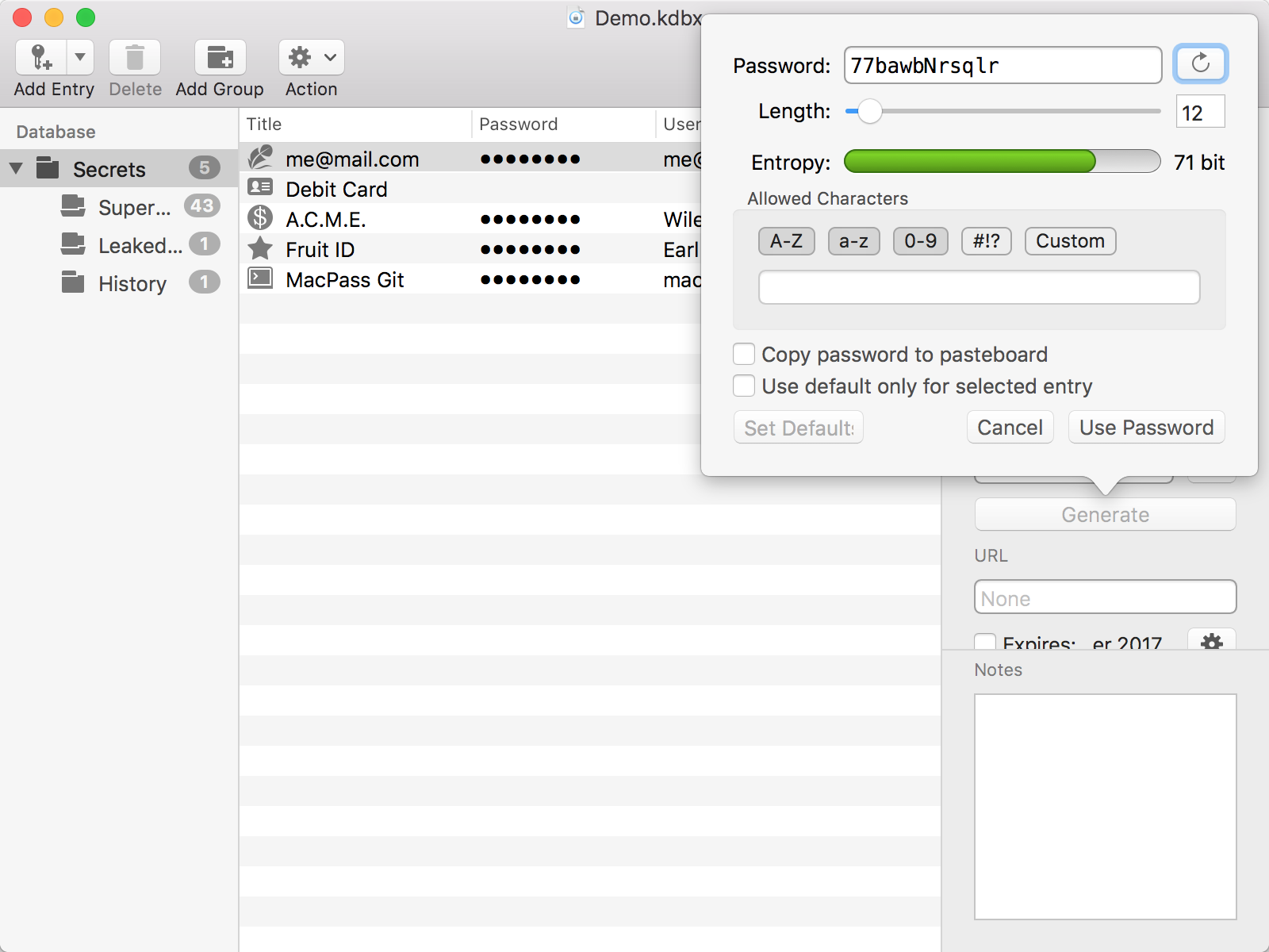 Password manager for mac